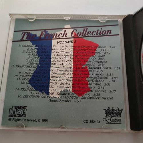 The French Collection Volume 3 CD 1991 like new