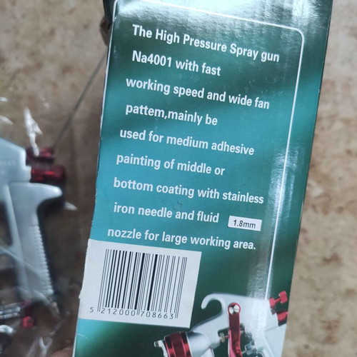 Navite 2011 paint spray gun 1.8mm new, 2 pieces available