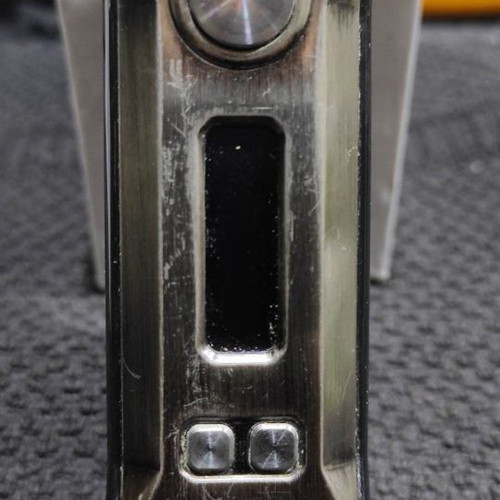 Tesla Punk 85W mod used with steampunk design and dark silver patina