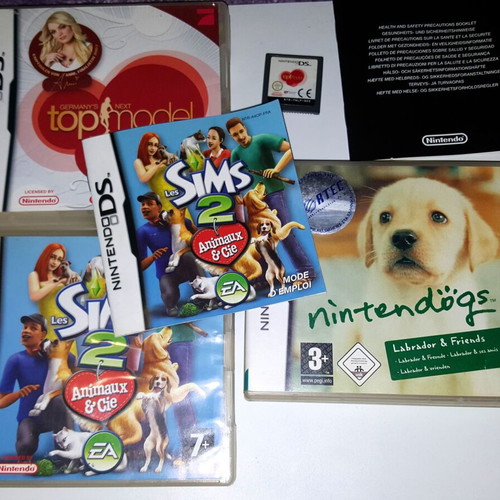 Nintendo DS game used with boxes and manuals