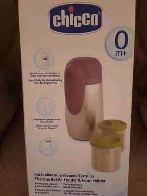 Chicco food thermos like new stainless steel