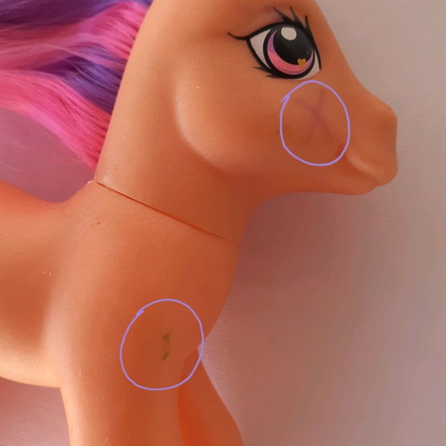 My Little Pony G3 Scootaloo used with color stains and short tail