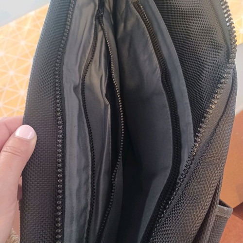 Mandarina Duck women's shoulder bag used, black