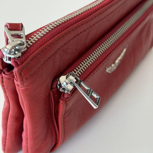 Zadig & Voltaire Red Leather Wallet like new