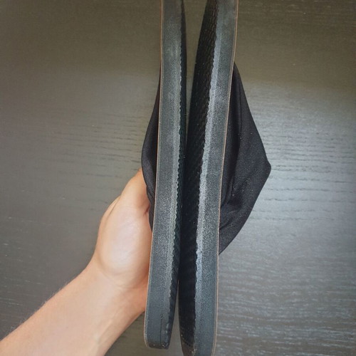 Alexi Andriotti flat sandals like new, size 39, black and brown