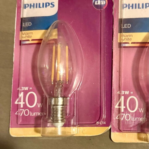 LED lamps pack of 4 new, branded