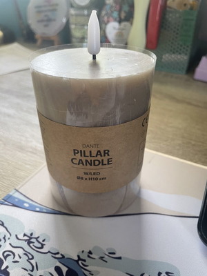 Jysk Pillar Candle with Battery New in Packaging