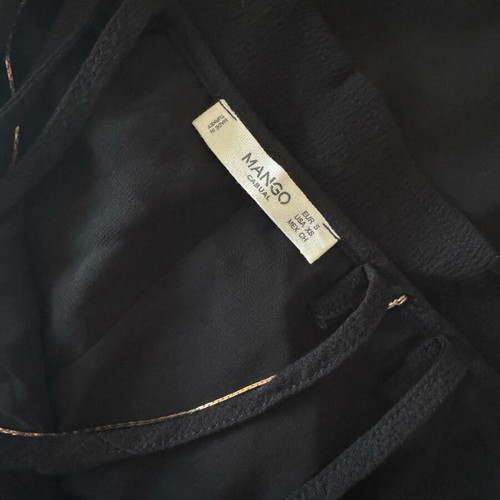 Mango evening blouse black, like new, size S
