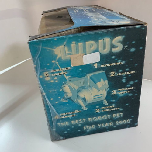 LUPUS robotic dog new, vintage smart pet from 2000