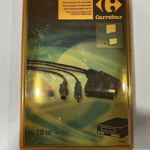 PC to TV connection kit SCART/S-Video 10m new sealed