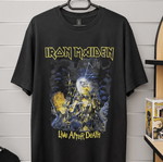 Iron Maiden Live After Death T-shirt, large, cotton