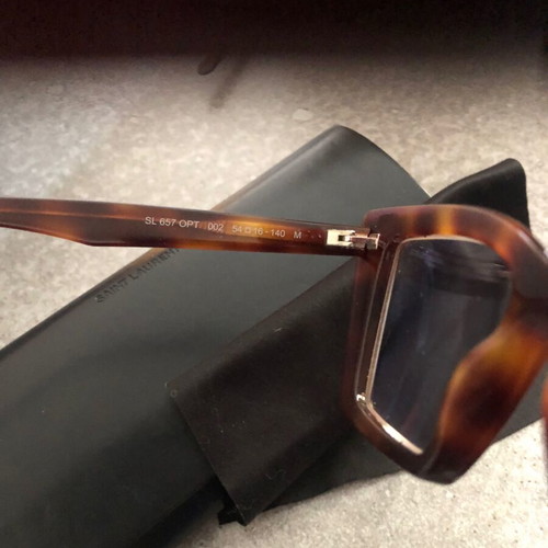 Saint Laurent glasses with presbyopia lenses like new, brown