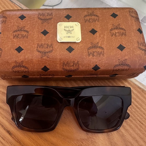 MCM women's sunglasses with case, authentic