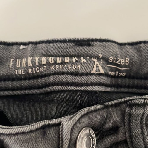 Funky Buddha jeans for girls like new, grey, size 128 cm