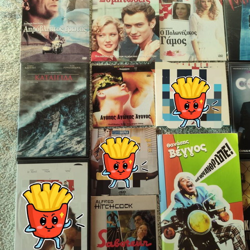 DVD movie collection, 12 films, Greek and foreign, blockbusters and classics