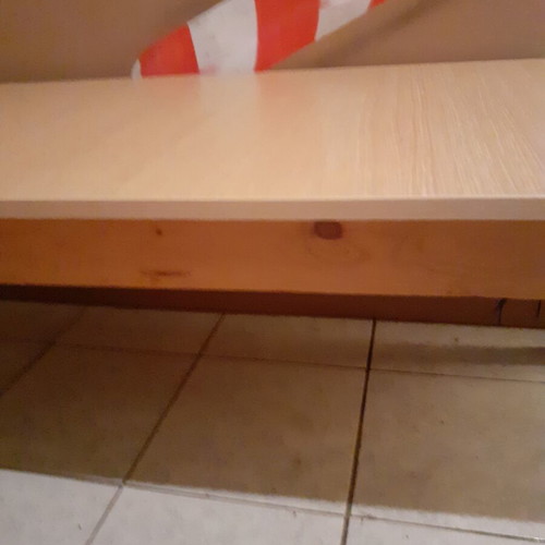 Children's laboratory table pine wood with laminated surface