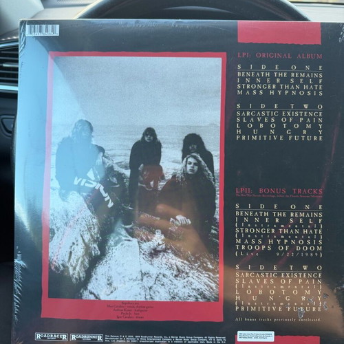 Sepultura Beneath The Remains 2 LP Expanded Edition new, sealed