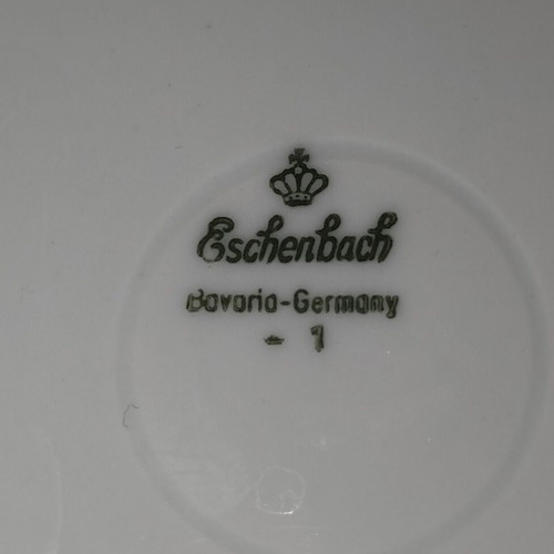 Eschenbach Bavaria Germany porcelain salad bowl used with floral design