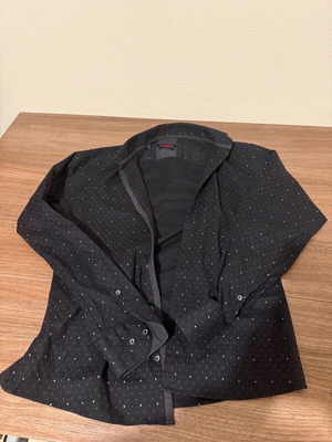 Μαύρο Πουκάμισο Firenze Slim Fit S