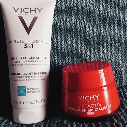 Vichy Liftactiv Collagen 16.5ml and 3 in 1 Cleanser 100ml new