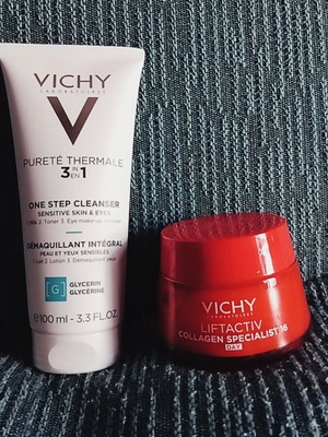 Vichy Liftactiv Collagen 16.5ml and 3 in 1 Cleanser 100ml new