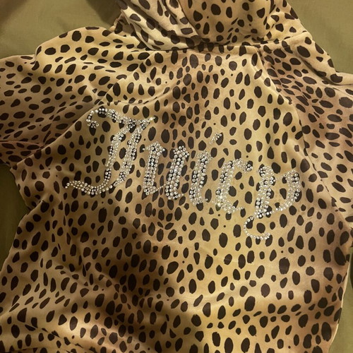 Juicy Couture Leopard velvet set like new, XS