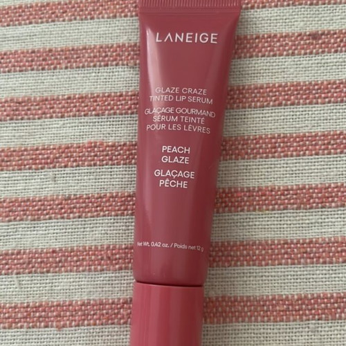 Laneige Glaze Craze Tinted Lip Serum Peach Glaze 12g like new