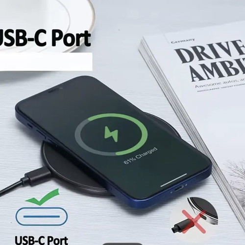 Wireless charger in black color like new
