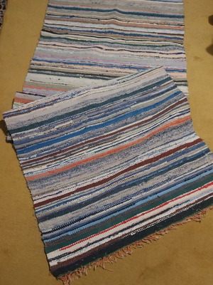 Παραδοσιακή υφαντή κουρελού μεταχειρισμένη σε πολύ καλή κατάσταση