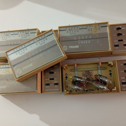 Trane Weathertron analog thermostats used, set of 4