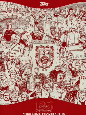 Bayern Munchen Official Sticker Album new, 125 years