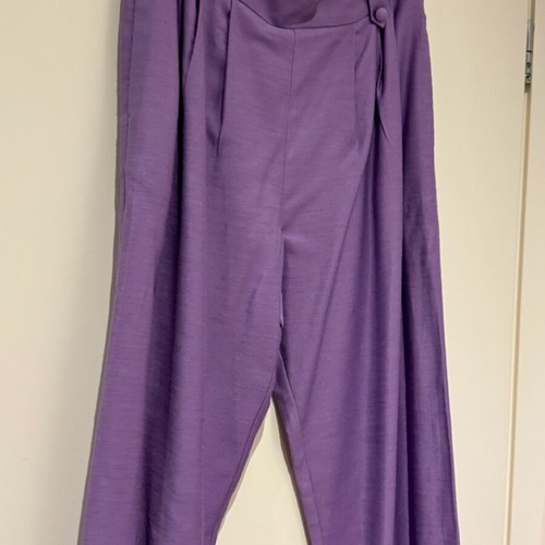Sezane pants new, purple, size L