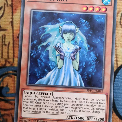 aqua yugioh cards Yu-Gi-Oh! - Spirit (LON-068) - Labyrinth of Nightmare - 1st Edition Near Mint? Aqua Spirit Yu-Gi-Oh! card like