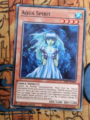 Aqua Spirit κάρτα Yu-Gi-Oh! σαν καινούργιο