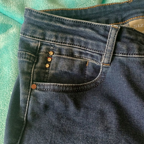 Women's jean pants size 44 like new, blue