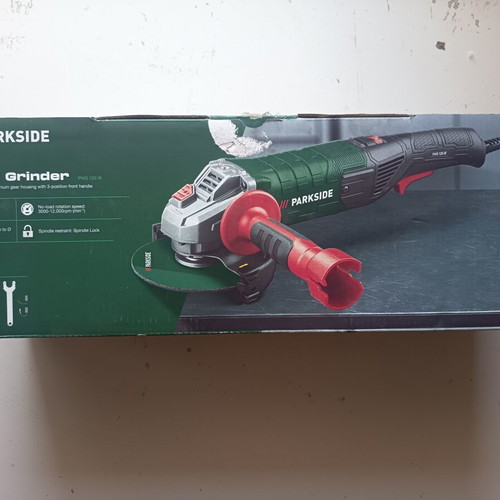 Parkside angle grinder, new