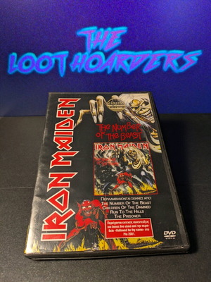 Iron Maiden The Number Of The Beast DVD used, metal