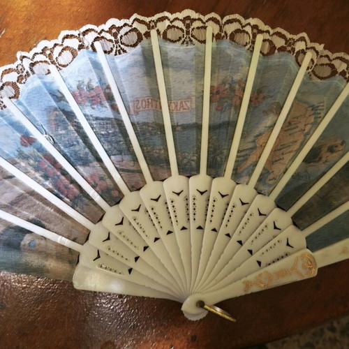 Fan with Zakynthos depiction like new