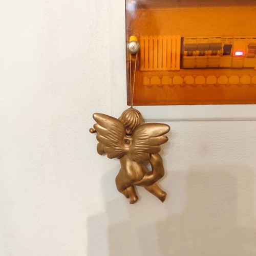Christmas ornament used, height 16cm, width 11.5cm