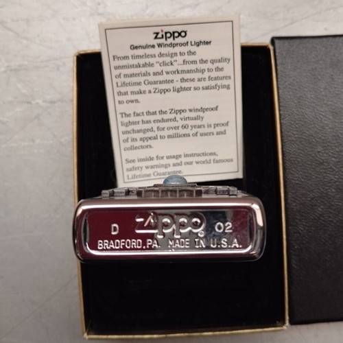 Zippo lighter 2002 Native American Thunderbird, like new