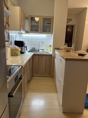 Kitchen counter with storage, like new, 2 deep drawers and large cabinet