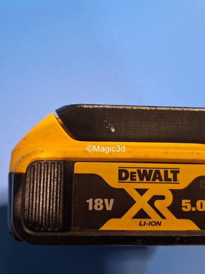 Θήκη για μπαταρίες DeWalt νέα, κατασκευασμένη με 3d εκτυπωτή