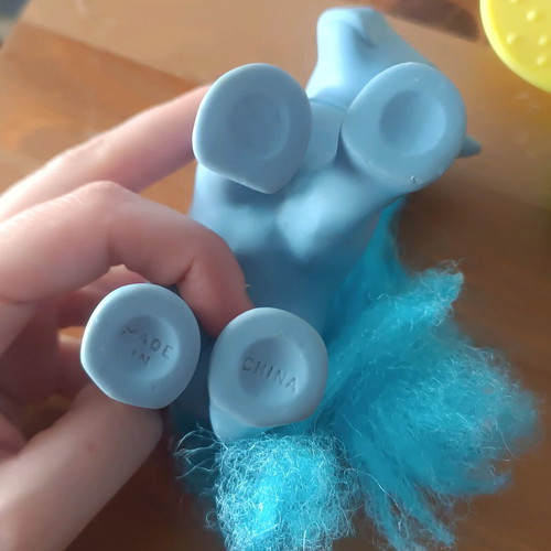 Ponies used, set with small blue Simba toys
