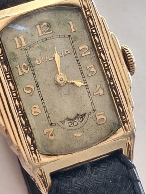 Bulova President 1933 10k χρυσό μηχανικό ρολόι μεταχειρισμένο unisex
