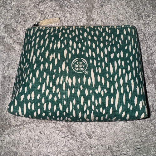 The Body Shop toiletry bag new, white and green