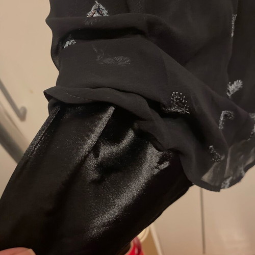 Black dress Miss Simbolo like new, size M with velvet bust