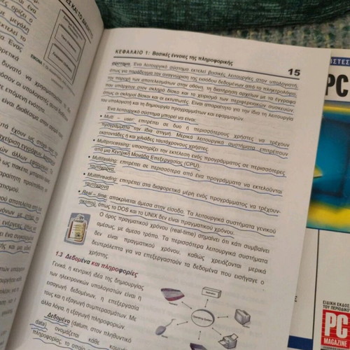 Computer books pack used with notes
