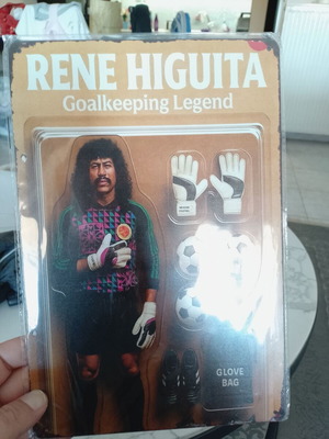 Decorative metal sign Rene Higuita 20x30 cm, new collectible