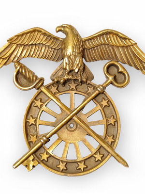 U.S. Army branch insignia used, quartermaster corps emblem