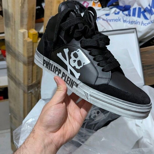 Philipp Plein Retrokickz sneakers size 41 new, black and white leather
